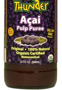 Potent Detox 20,000 Orac units per serving - Organic and Kosher Certified PURE Açai Berry Pulp Puree Liquid.  Great immunity support!